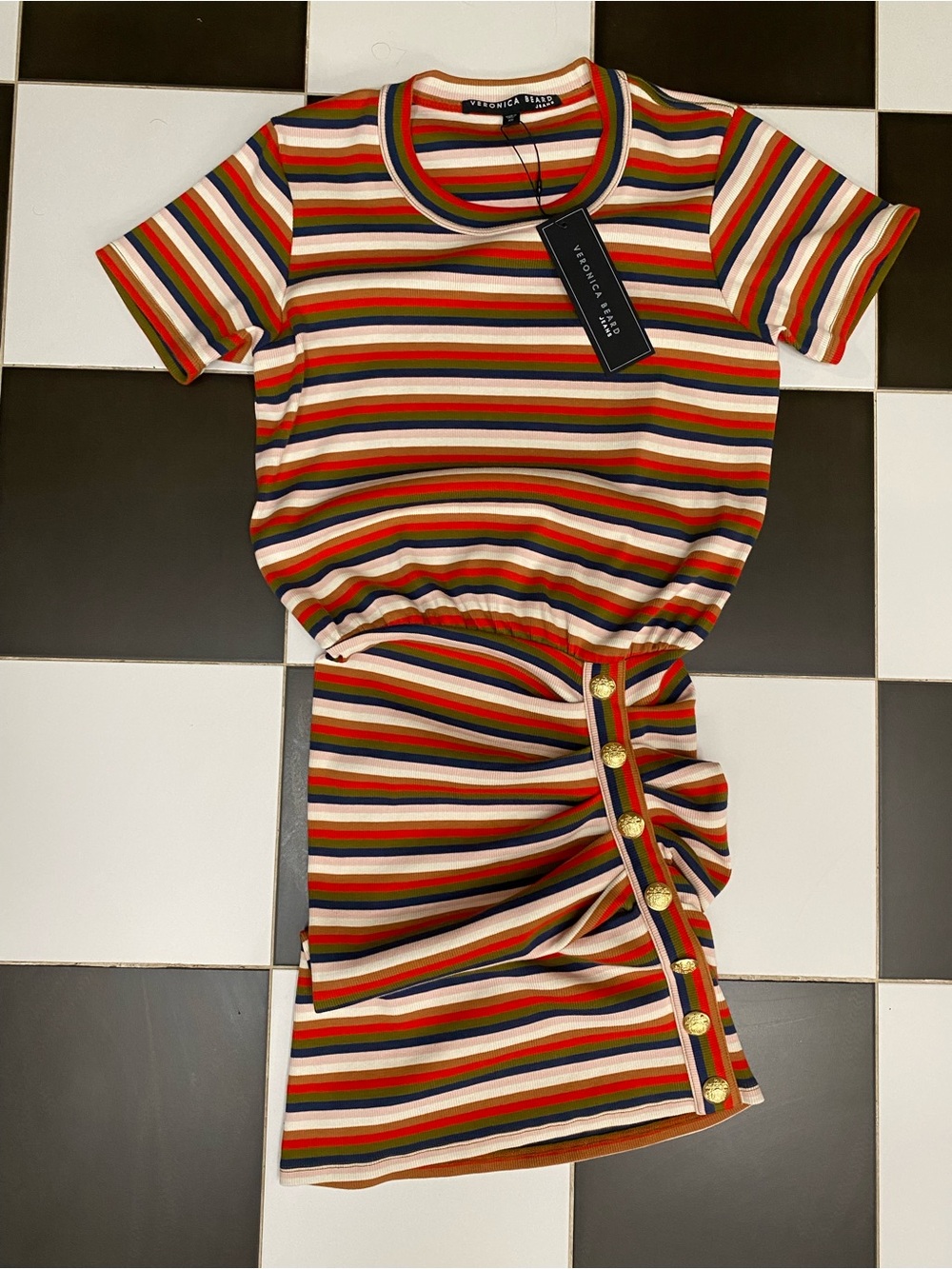 NWT🏷️ Veronica Beard Cortlund Dress-XS (minor factory defect)